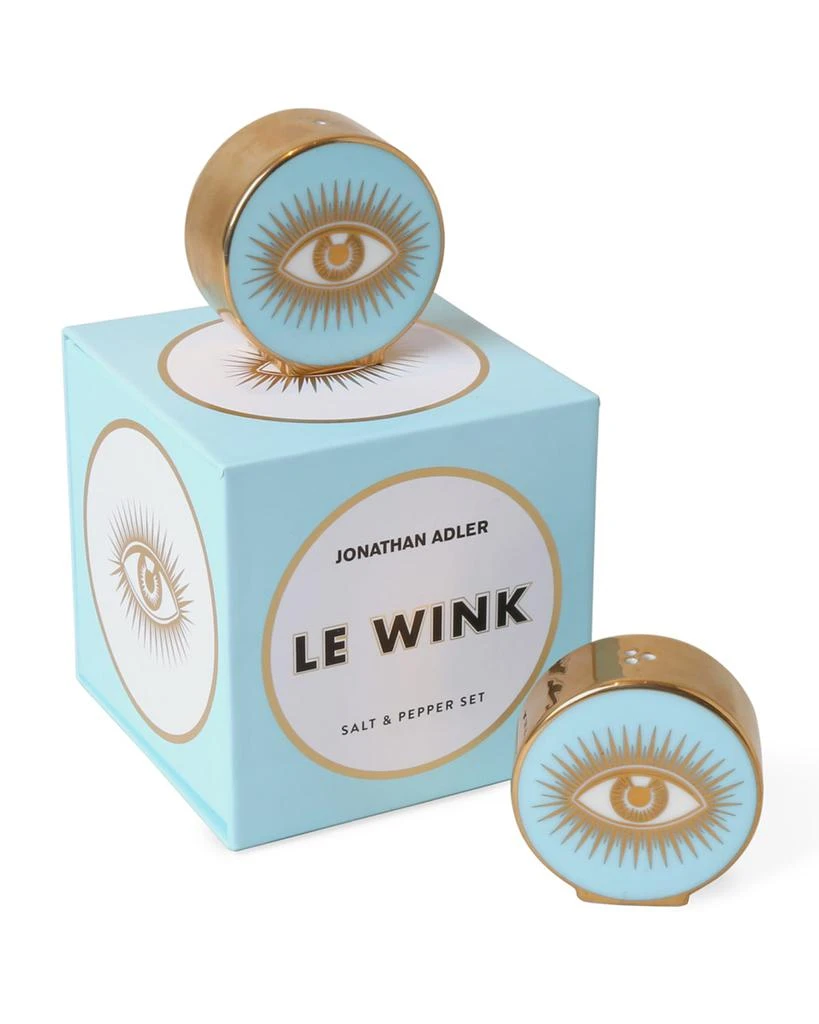 商品Jonathan Adler|Le Wink Salt & Pepper Shaker Set,价格¥658,第3张图片详细描述
