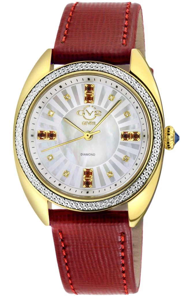 商品GV2|GV2 Women's Palermo Diamond Swiss Watch,价格¥2126,第1张图片