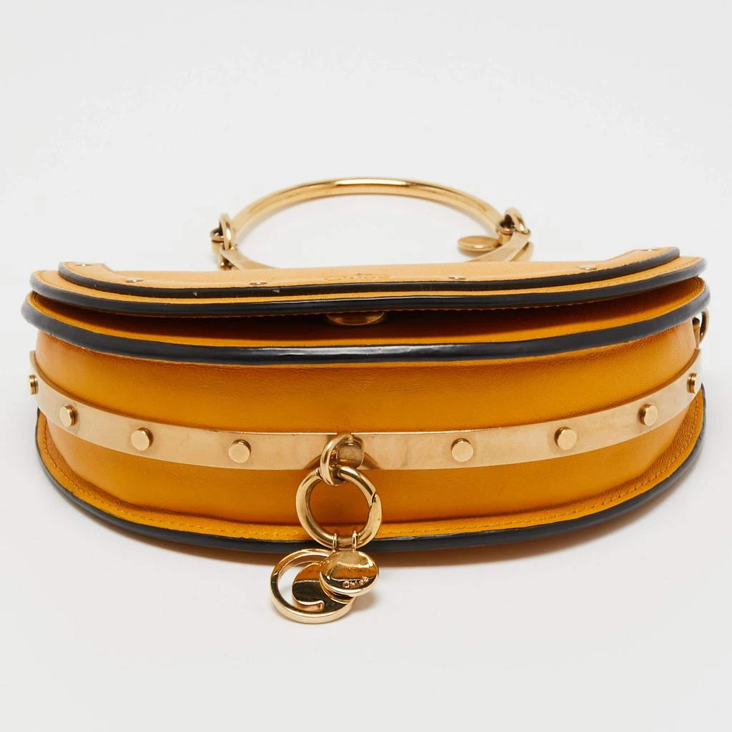 Chloe Mustard Yellow Leather Nile Bracelet Minaudière Crossbody Bag 商品