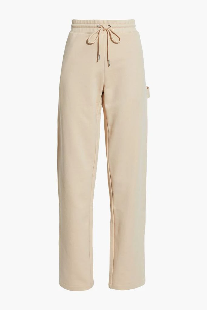 商品Dion Lee|Embroidered French cotton-terry track pants,价格¥1828,第1张图片