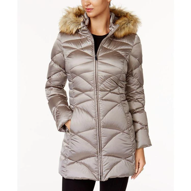 商品JONES NEW YORK|Faux-Fur-Trim Quilted Down Puffer Coat,价格¥898,第1张图片