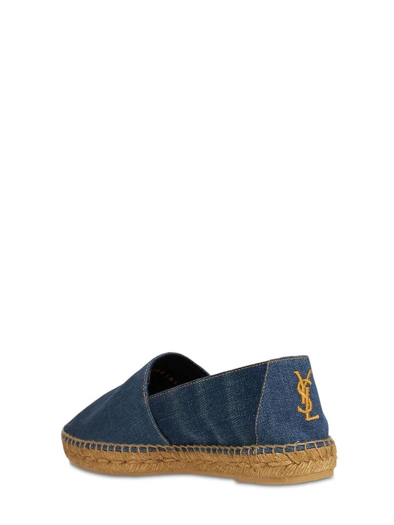 商品Yves Saint Laurent|Ysl Embroidered Denim Espadrilles,价格¥4977,第3张图片详细描述