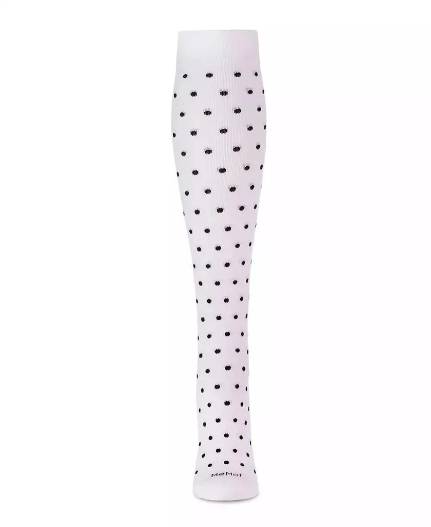 商品Memoi|Classic Polka Dots Women's Compression Socks,价格¥113,第2张图片详细描述