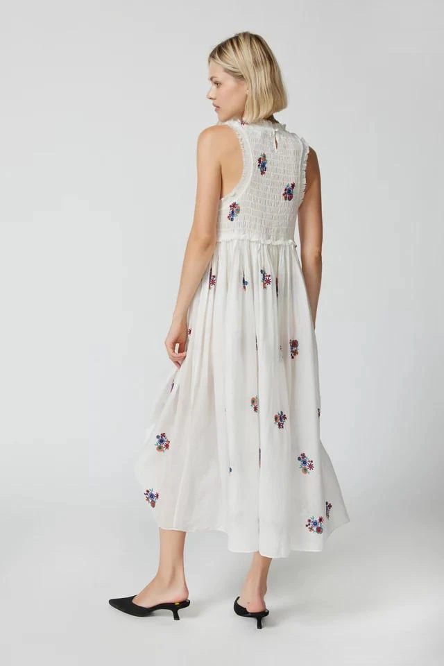 UO Blaine Embroidered Floral Midi Dress 商品