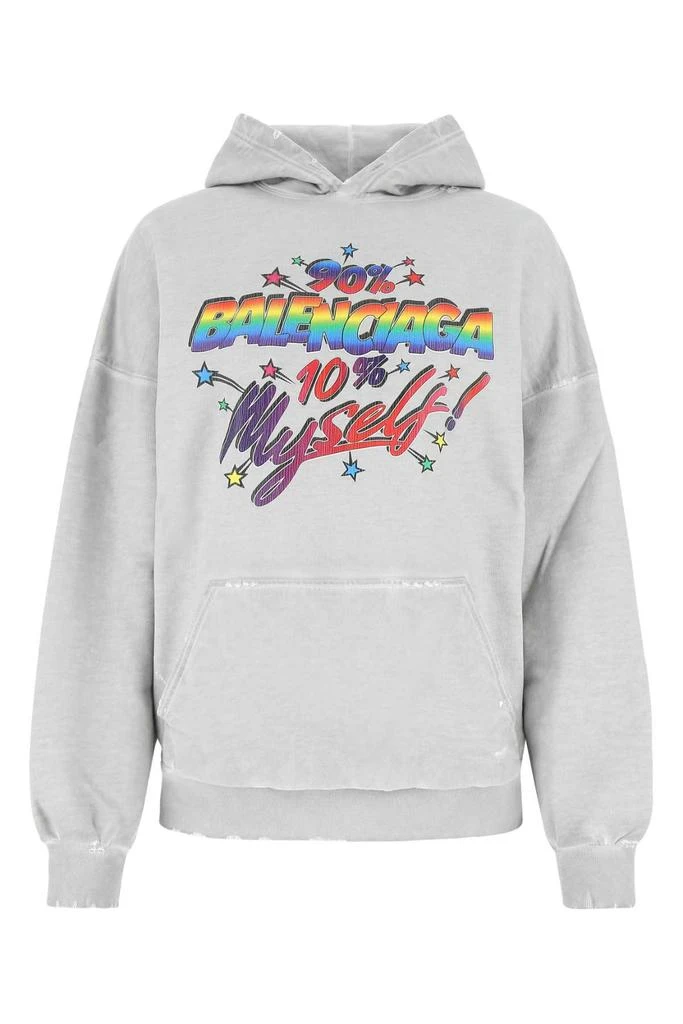 商品Balenciaga|Grey Cotton Oversize Sweatshirt,价格¥4794,第1张图片