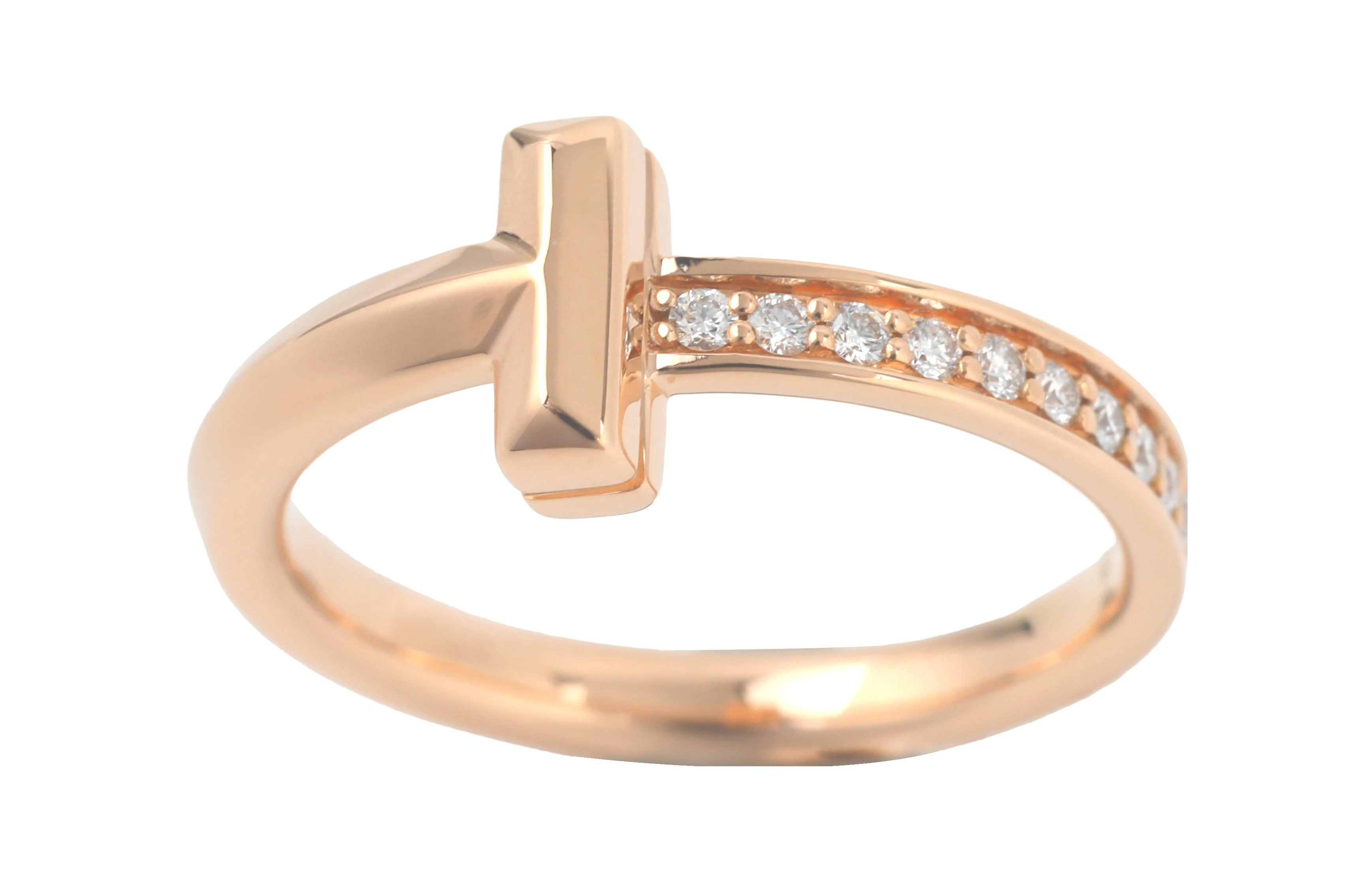 商品[国内直发] Tiffany & Co.|蒂芙尼 Tiffany T系列T1窄式钻石戒指    #情侣款,价格¥10999,第1张图片