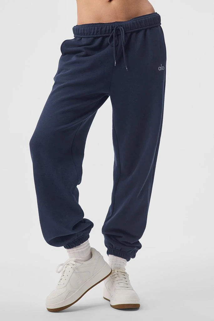 商品Alo|Accolade Sweatpant - Navy,价格¥959,第1张图片