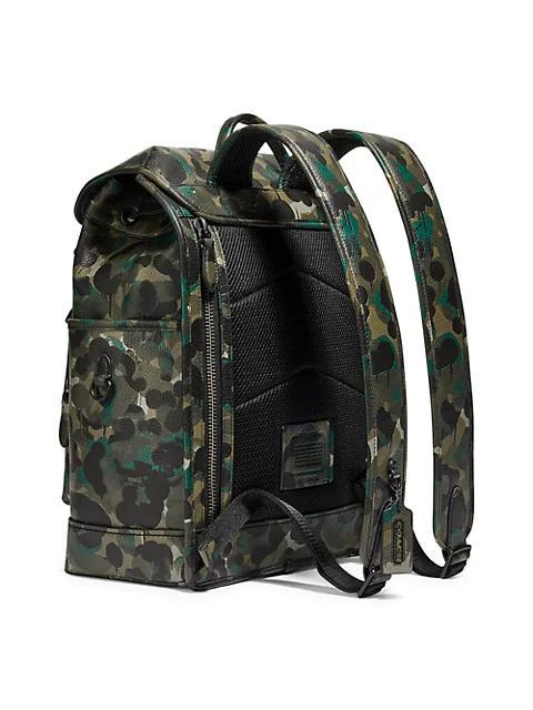 商品Coach|League Grained Leather Backpack,价格¥5126,第4张图片详细描述
