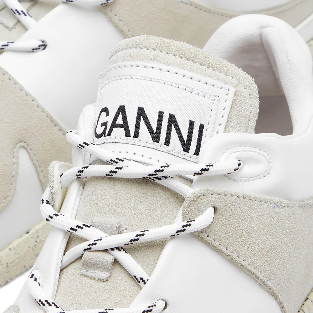 商品Ganni|GANNI Sporty Mix Simple Retro Sneaker,价格¥863,第4张图片详细描述
