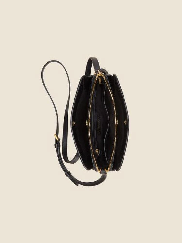 商品DKNY|TRI-COMPARTMENT LEATHER CROSSBODY,价格¥676,第3张图片详细描述