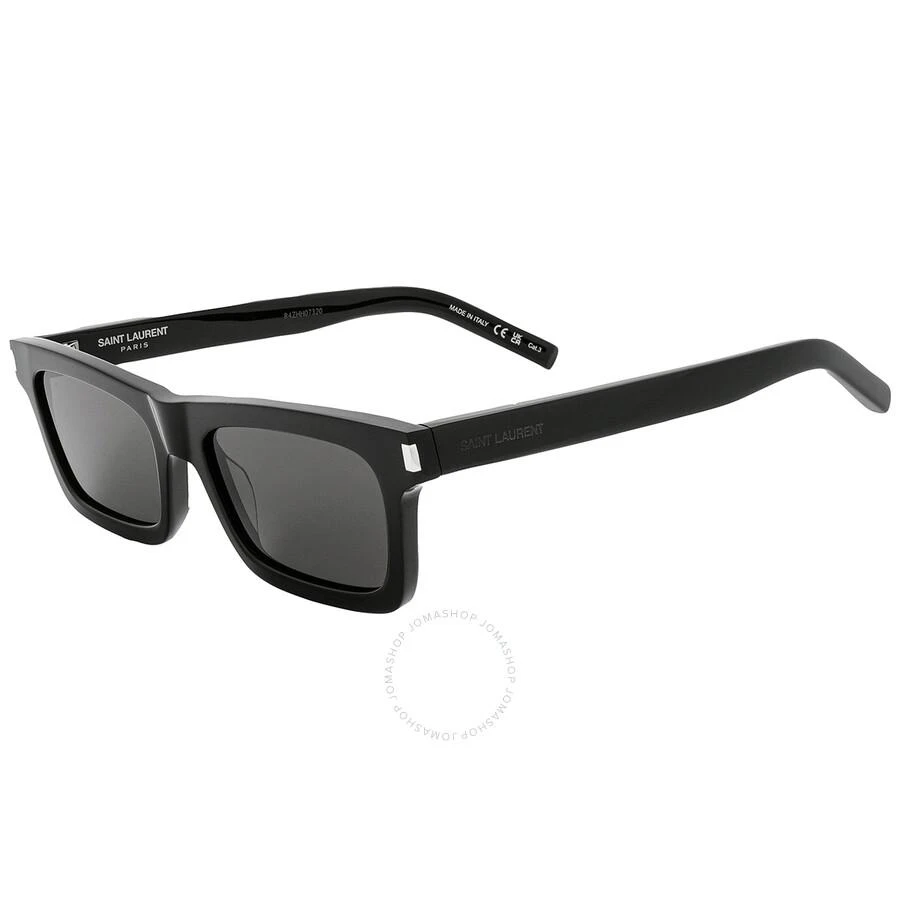 商品Yves Saint Laurent|Black Rectangular Ladies Sunglasses SL 461 BETTY 001 54,价格¥1705,第3张图片详细描述