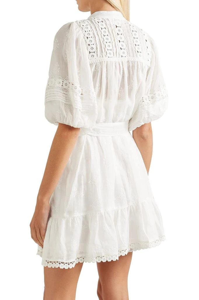 商品Zimmermann|Embroidered cotton-gauze mini dress,价格¥2295,第4张图片详细描述