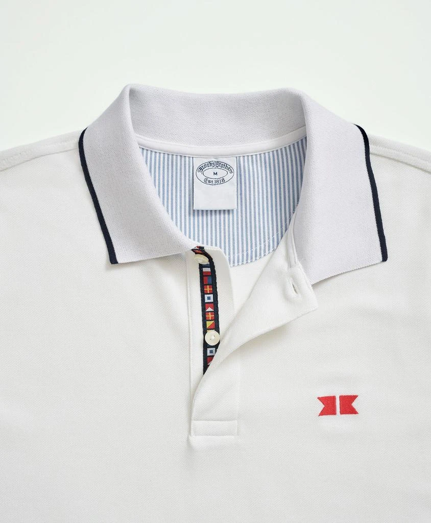 商品Brooks Brothers|Golden Fleece® Slim-Fit Supima® Tipped Polo Shirt,价格¥490,第2张图片详细描述