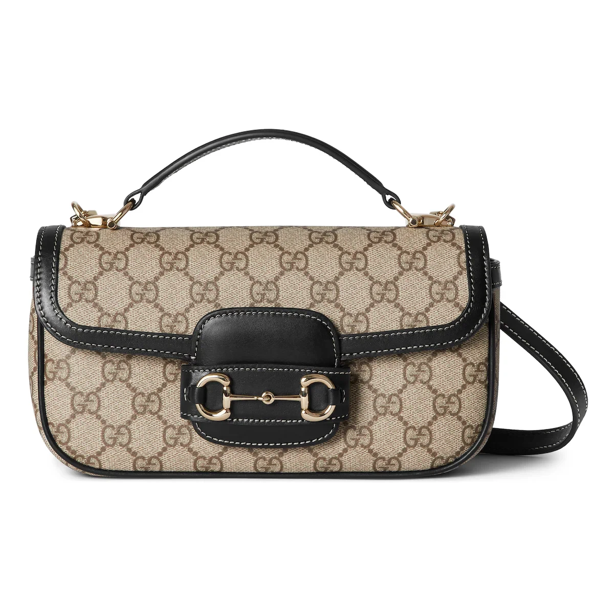 【预售】 古驰 25秋冬 女士 手提包 Gucci Horsebit 1955系列柔软小号手提包 815206 FAD6L 9741  商品