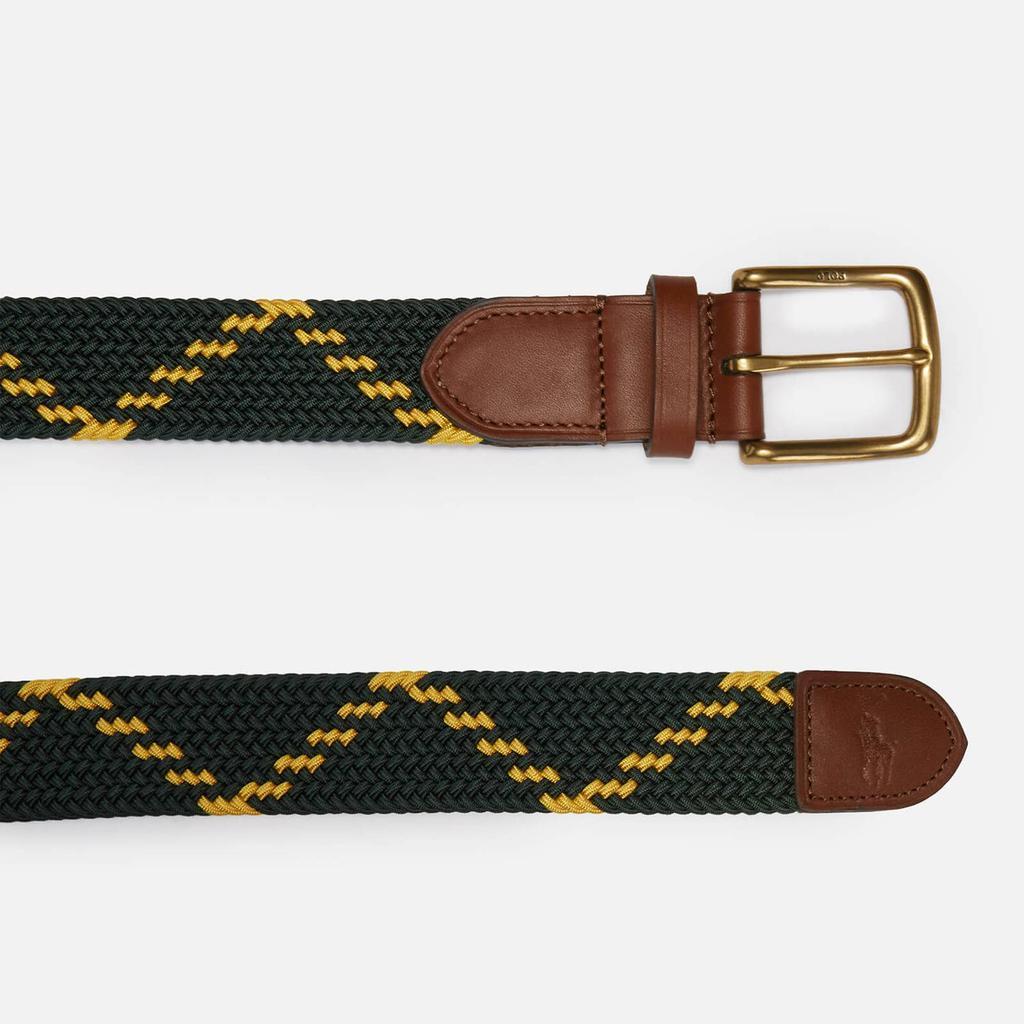 商品Ralph Lauren|Polo Ralph Lauren Men's Braid Pattern Stretch Belt - New Forest,价格¥383,第4张图片详细描述