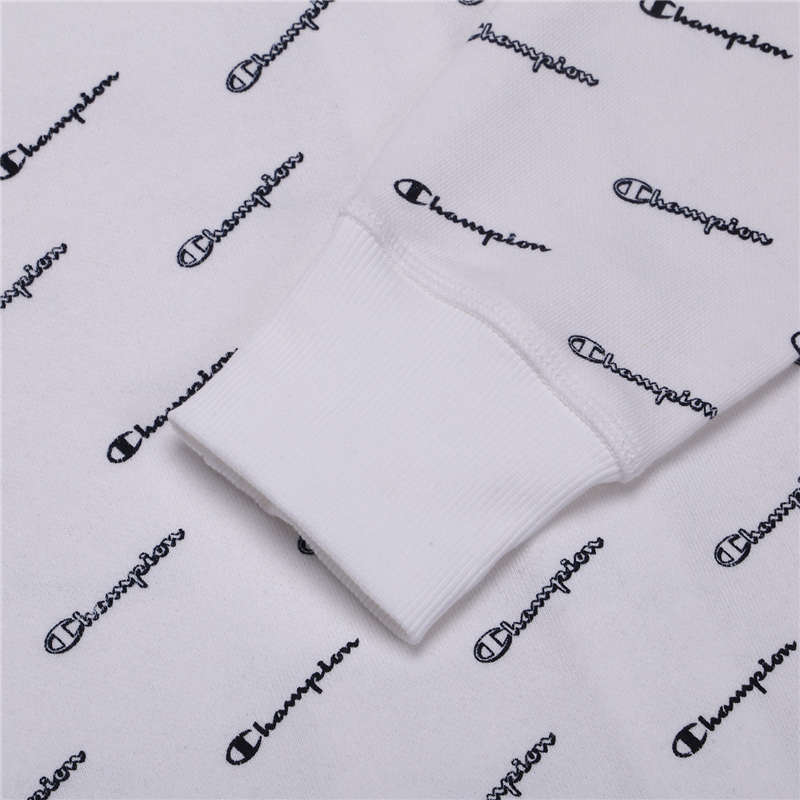 Champion 白色棉、涤纶女士卫衣 111412-WL001商品第2张图片规格展示