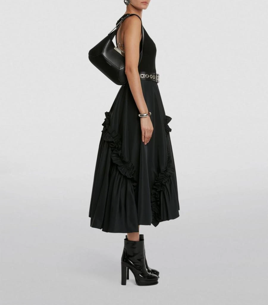 商品Alexander McQueen|Ruffled Racerback Midi Dress,价格¥18984,第2张图片详细描述