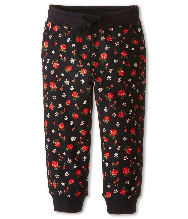 商品Dolce & Gabbana|幼儿/小童Dolce & Gabbana Kids Back to School Floral Sweatpants (Toddler/Little Kids),价格¥1063,第1张图片