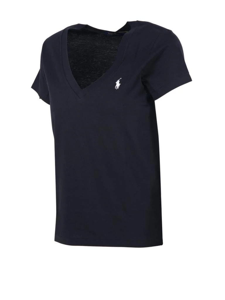商品Ralph Lauren|Ralph Lauren Pony Embroidered V-Neck T-Shirt,价格¥344,第3张图片详细描述