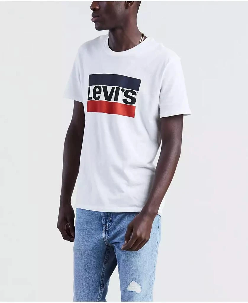 商品Levi's|Men's Sportswear Logo Graphic Crewneck T-shirt,价格¥182,第1张图片