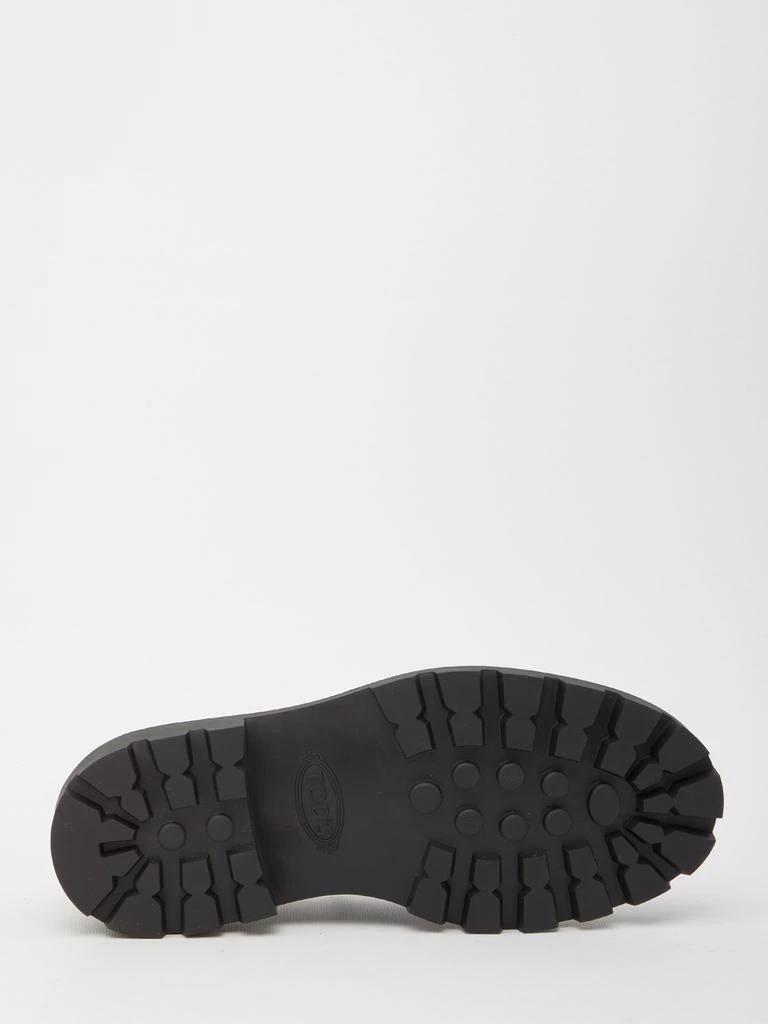 商品Tod's|Tod's Black Leather Loafers,价格¥3569,第4张图片详细描述