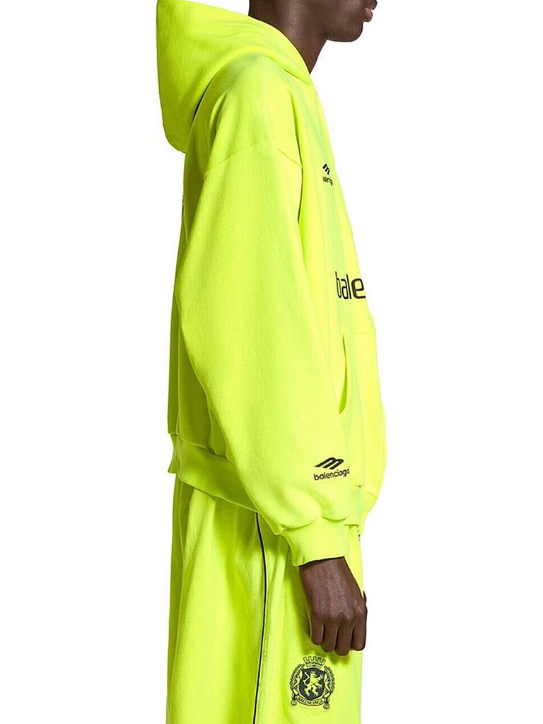 Balenciaga Paris Soccer Medium Fit Zip-Up Hoodie - Free Shipping