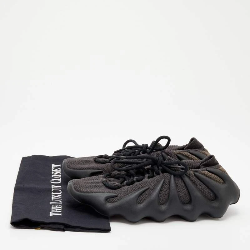 Yeezy x Adidas Black Knit Fabric 450 Dark Slate Sneakers Size 42 商品