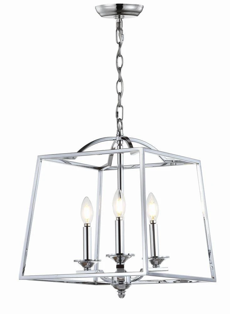 商品JONATHAN Y|Gloria 14.5" 3-light Metal LED Pendant,价格¥1664,第2张图片详细描述