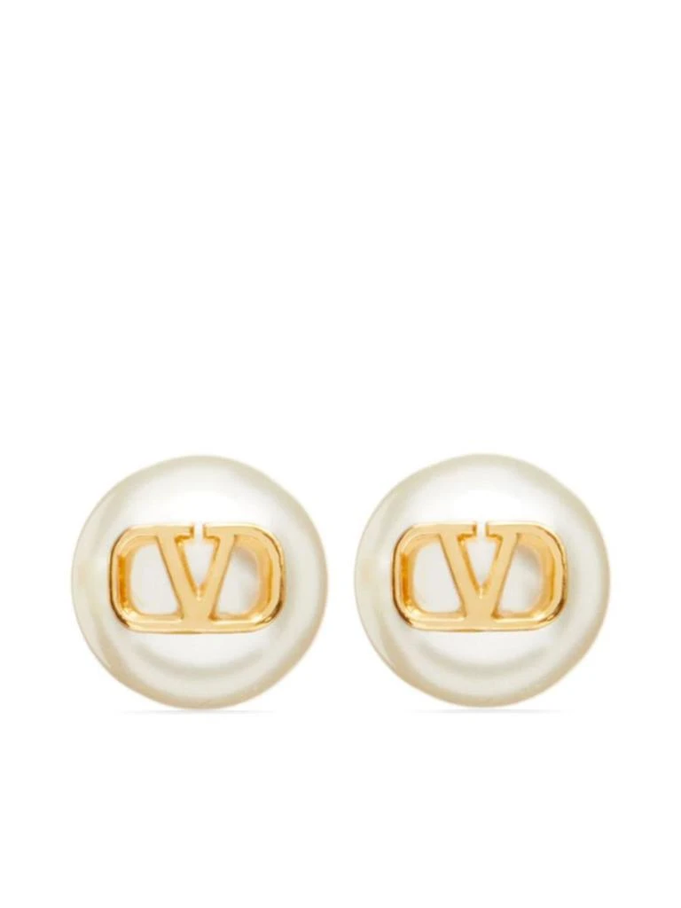 商品Valentino|Valentino Garavani Vlogo Pearl Earrings,价格¥1974,第1张图片