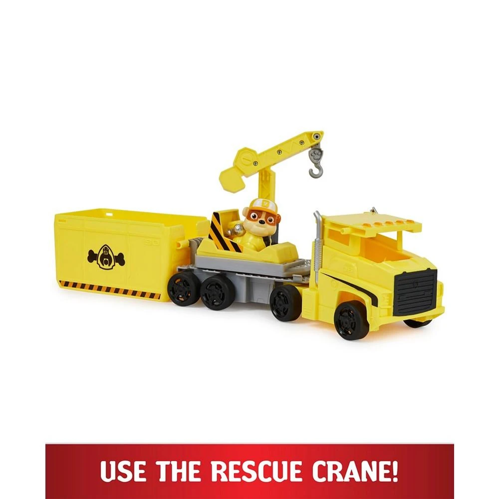 商品Paw Patrol|Big Truck Pup's Rubble Transforming Toy Trucks with Collectible Action Figure,价格¥134,第4张图片详细描述
