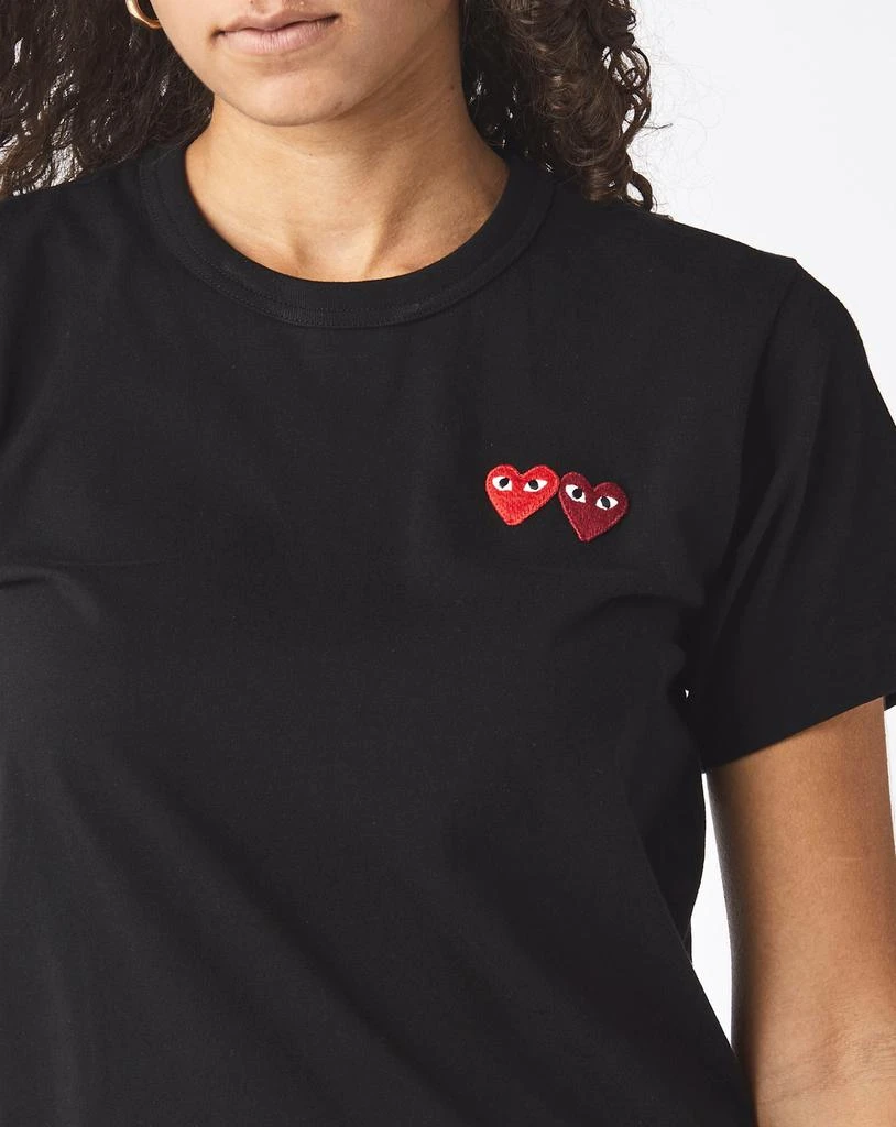 商品Comme des Garcons|Women's Double Heart T-Shirt,价格¥799,第4张图片详细描述