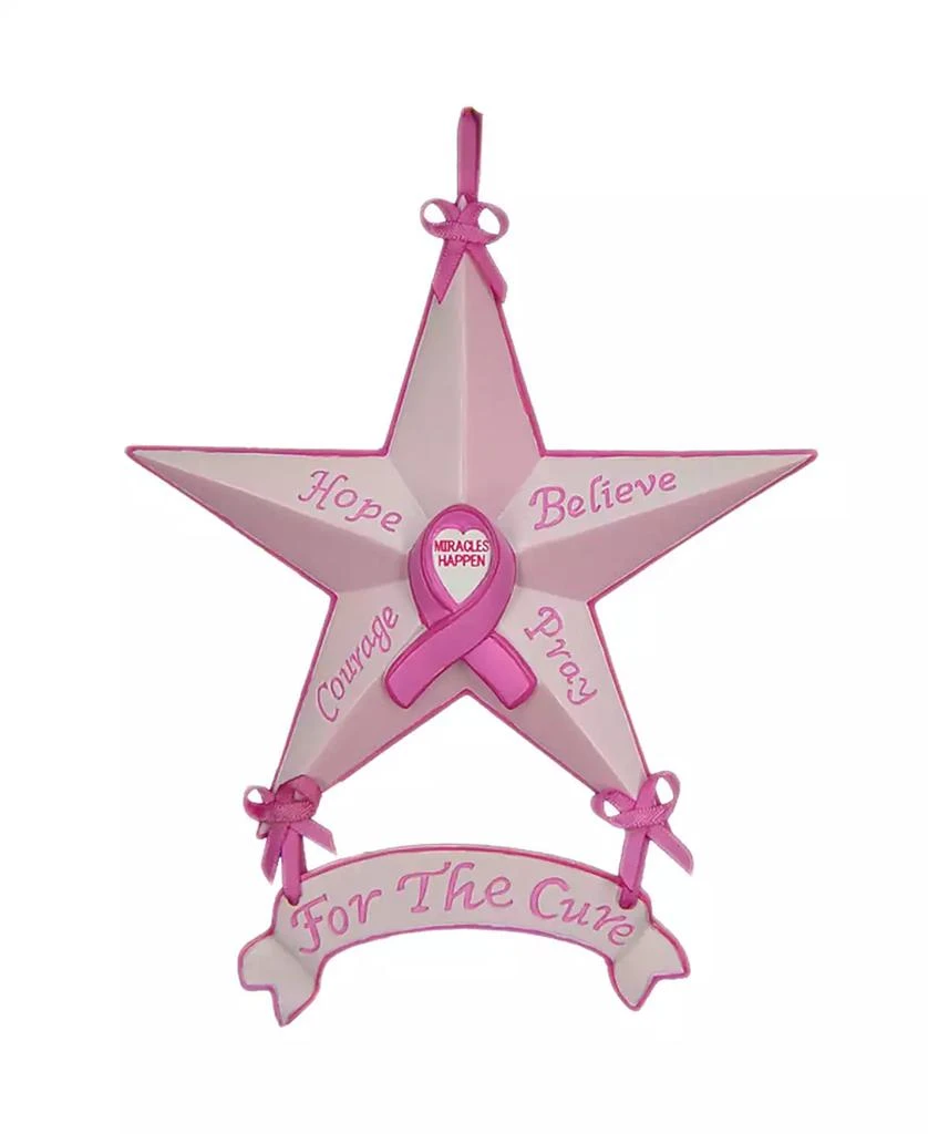 商品Trendy Décor 4U|Breast Cancer Awareness Star Ornaments 6-pack by Trendy Décor 4U, Ready to hang, 5" x 5.75",价格¥419,第1张图片