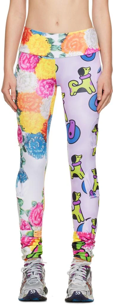 商品CHOPOVA LOWENA|SSENSE Exclusive White 'Tennis Ball' Leggings,价格¥320,第1张图片