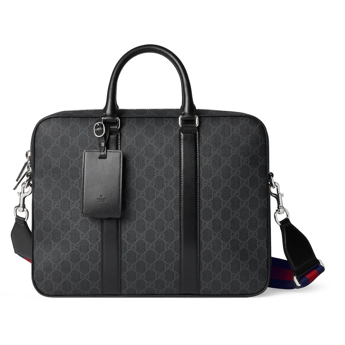 商品Gucci|【预售】 古驰 24秋冬 男士 公文包 配肩带GG公文包 792077 FADJA 1042,价格¥15617,第1张图片
