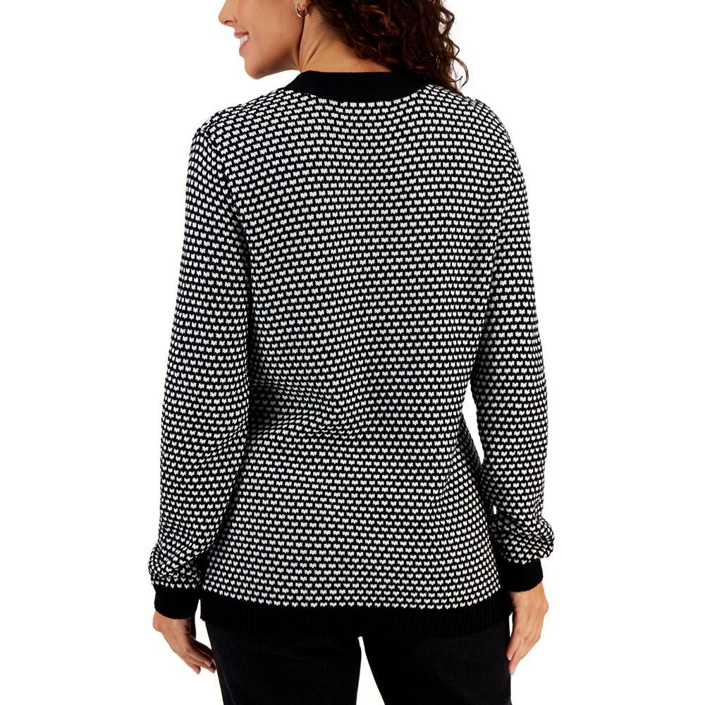 商品Karen Scott|Women's Textured Henley Top, Created for Macy's,价格¥132,第4张图片详细描述