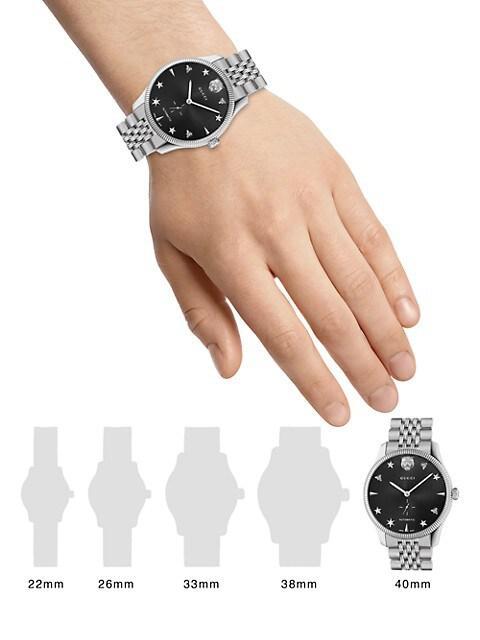 商品Gucci|Stainless Steel Bracelet Watch,价格¥14866,第4张图片详细描述