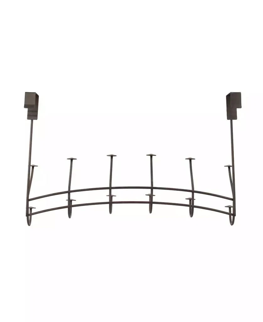 商品Spectrum|Windsor Over The Door 6-Double Hook Rack,价格¥188,第5张图片详细描述