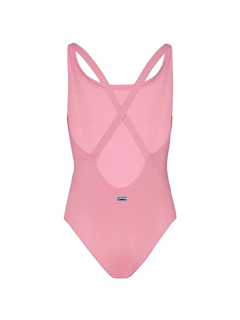商品Vilebrequin|Little Girl's & Girl's Crisscross-Back One-Piece Swimsuit,价格¥1254,第2张图片详细描述