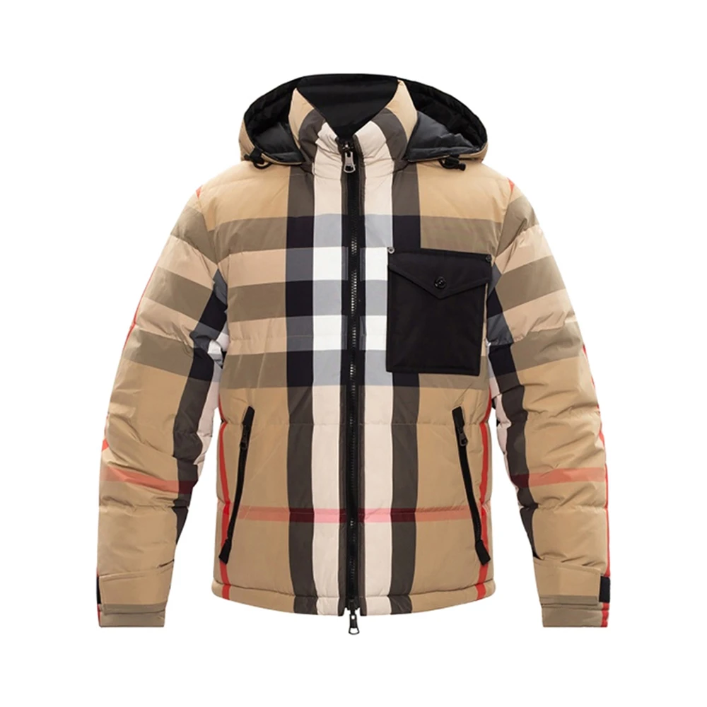 商品[国内直发] Burberry|BURBERRY 格纹男士羽绒服 8033115,价格¥10473,第1张图片