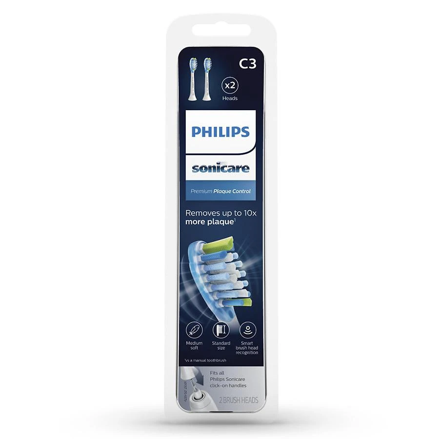 商品Philips Sonicare|Premium Plaque Control Replacement Toothbrush Head, HX9042/65,价格¥271,第2张图片详细描述