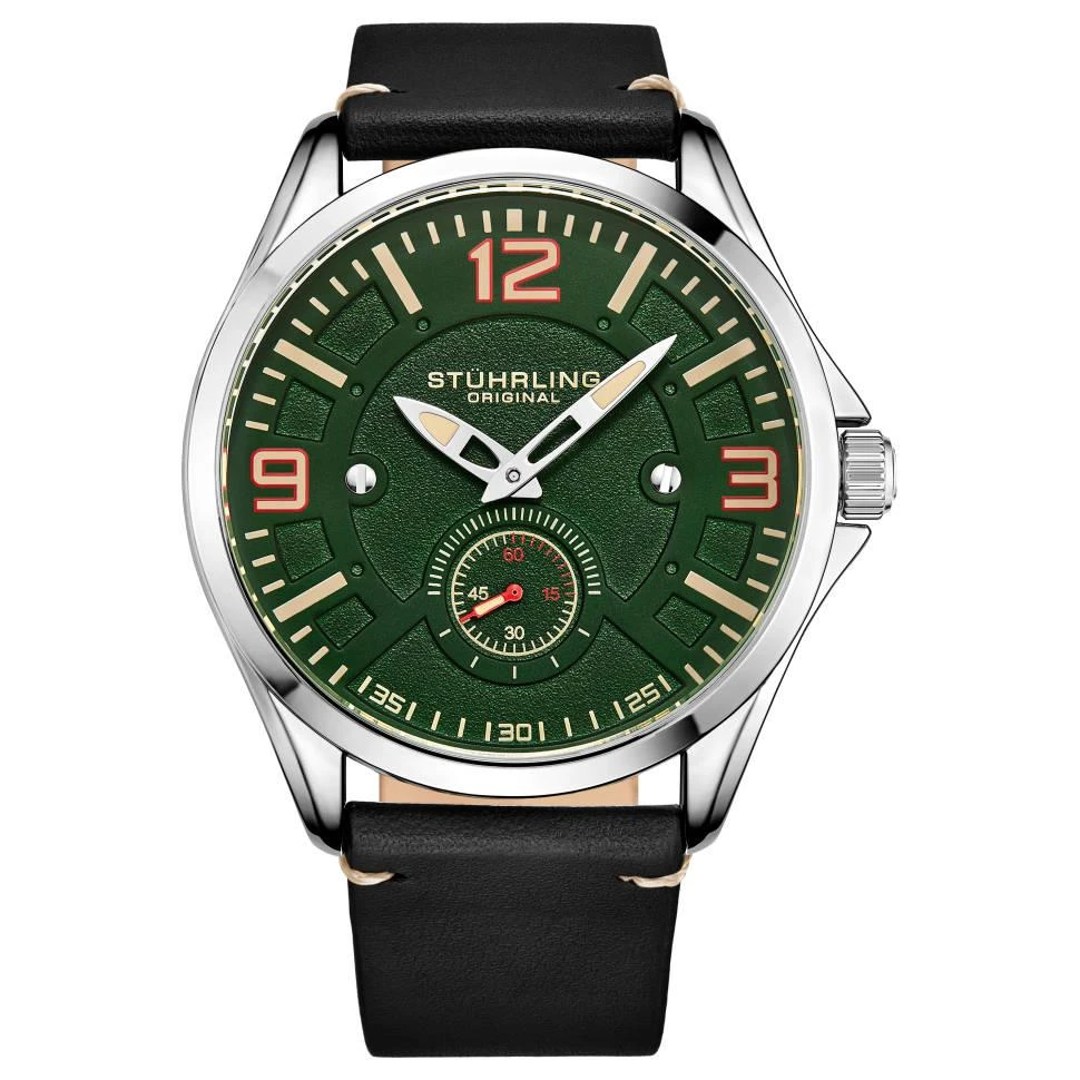 商品Stuhrling|Stuhrling Aviator Men's Watch,价格¥753,第1张图片