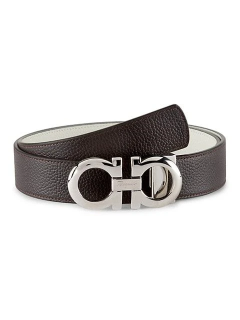 商品Salvatore Ferragamo|Branded Buckle Reversible Leather Belt,价格¥2392,第3张图片详细描述