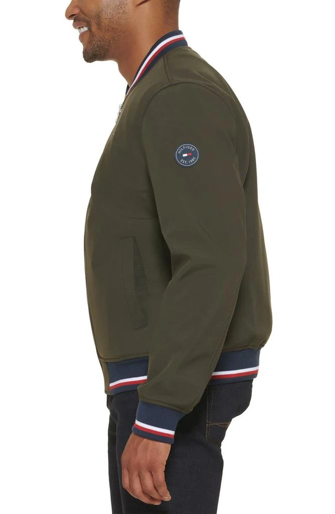 商品Tommy Hilfiger|Soft Shell Varsity Bomber Jacket,价格¥515,第3张图片详细描述