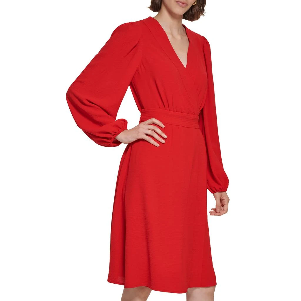商品Tommy Hilfiger|Long Sleeve Aero Wrap Dress,价格¥953,第1张图片