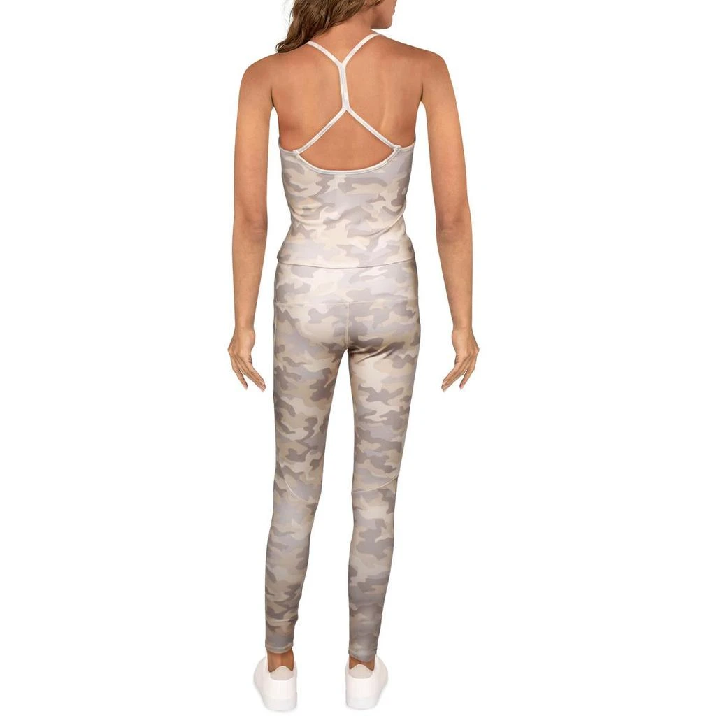 Catherine Malandrino Women's 2 Piece Crop Top & Leggings Activewear Fitness Set 商品