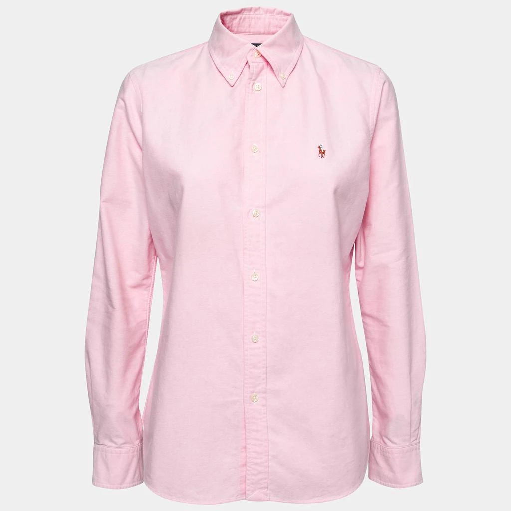 商品[二手商品] Ralph Lauren|Polo Ralph Lauren Pink Cotton Button Front Shirt M,价格¥821,第1张图片