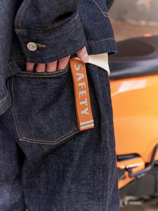 商品PHIZ|RSG Collection Orange SAFETY 3M Reflective Print Keyring,价格¥385,第1张图片