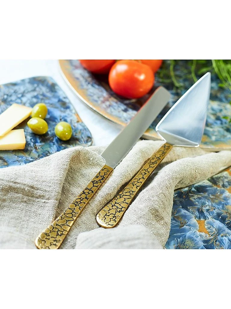 商品Michael Wainwright|Panthera Gold 2-Piece Cake Server Set,价格¥632,第2张图片详细描述