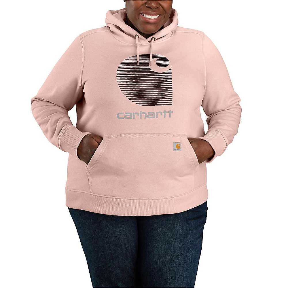 商品Carhartt|Carhartt Women's Rain Defender Relaxed Fit Midweight C Logo Graphic Sweatshirt,价格¥352,第3张图片详细描述