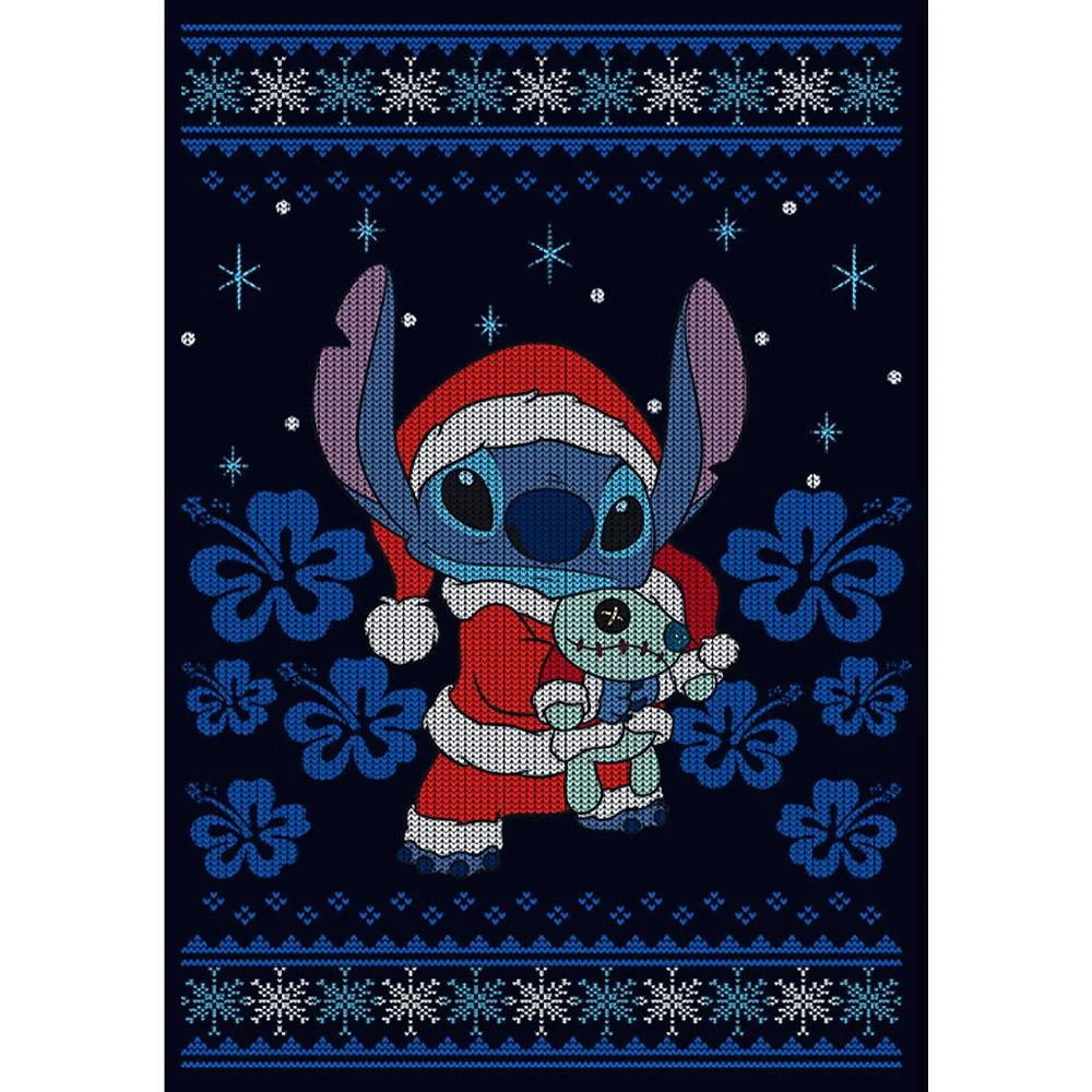 商品Disney|Girl's Lilo & Stitch Christmas with Scrump  Child T-Shirt,价格¥202,第2张图片详细描述